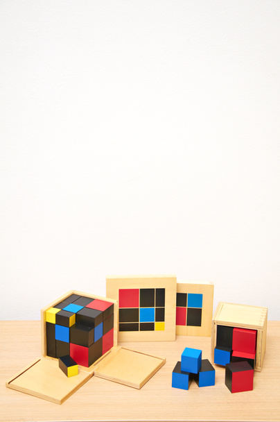 Montessori speelgoedmateriaal - Foto, afbeelding