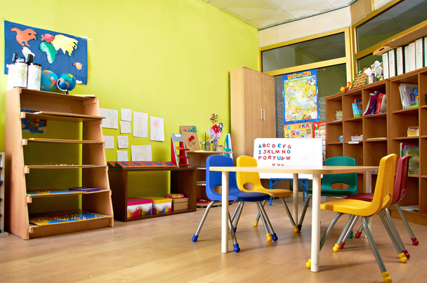 Montessori νηπιαγωγείο Preschool τάξη - Φωτογραφία, εικόνα