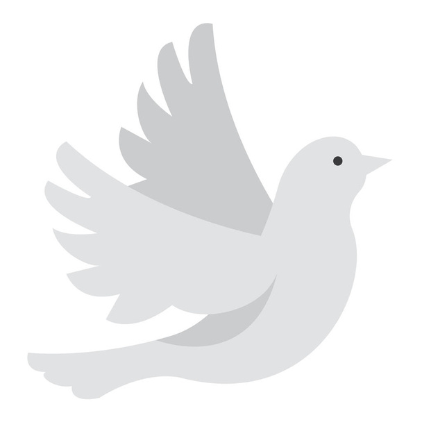 dove bird flying animal icon - Vector, Image