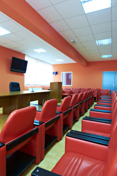 Sala de conferencias roja
 - Foto, imagen