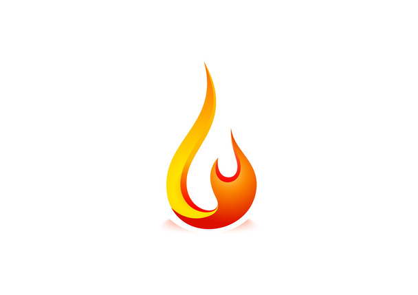 Дизайн логотипу вогню
 - Вектор, зображення