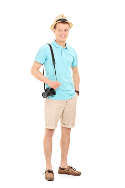 Young male tourist - Φωτογραφία, εικόνα