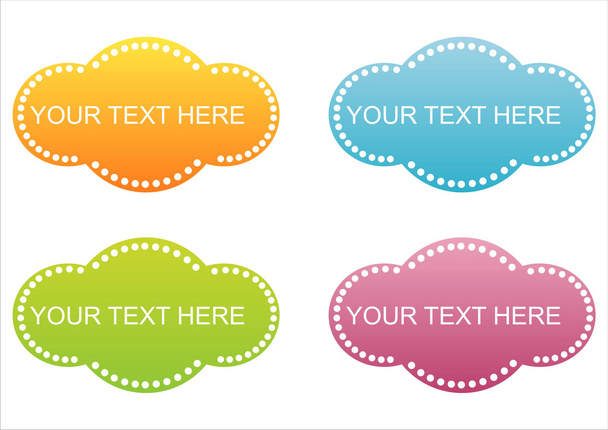 Colorful design frames - Vector, afbeelding