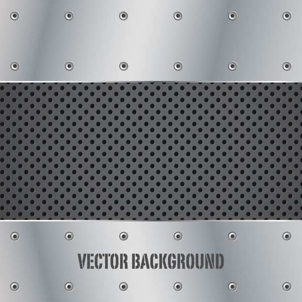 Metal plate vector illustration background - Вектор,изображение