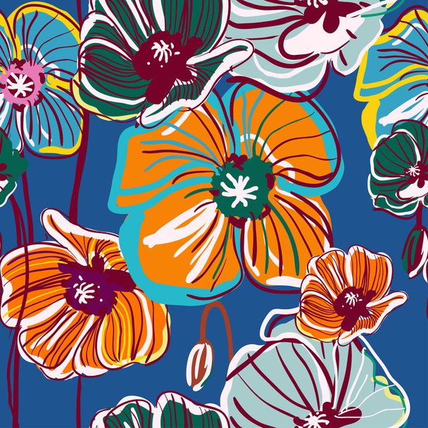 Abstract floral background - Вектор, зображення