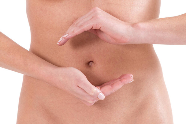 Woman's abdomen. close-up view - Foto, Imagem