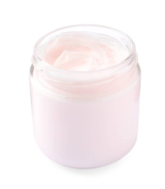 Jar of face cream isolated on white - Zdjęcie, obraz