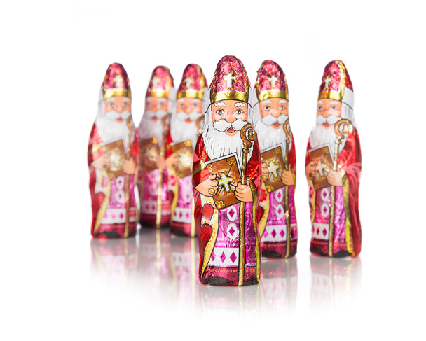 Sinterklaas. Figurine chocolat néerlandais
 - Photo, image
