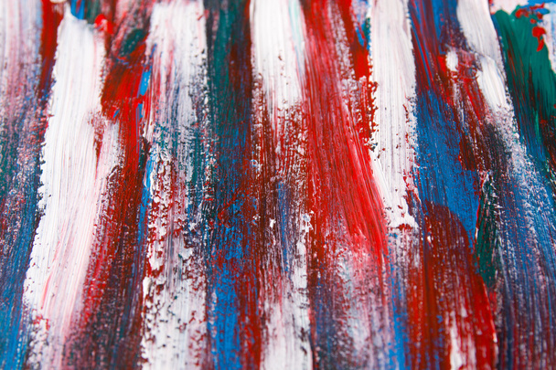 текстура фон - синяя и красная краска штрихов - Фото, изображение