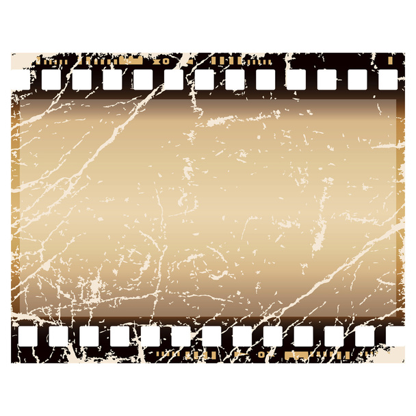 grunge film frame - Vector, Image