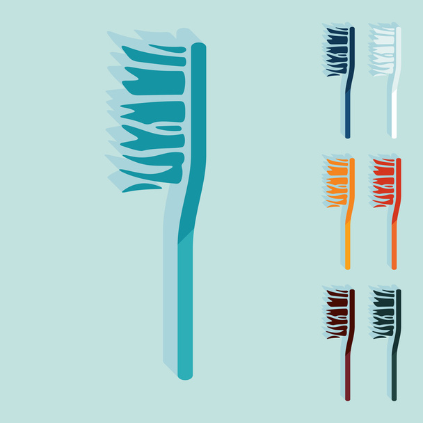 Toothbrush icon - Vector, Image