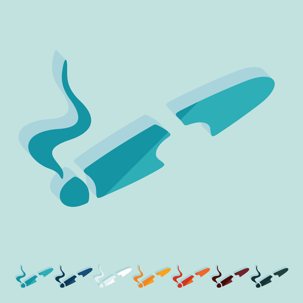 sigaar pictogrammen - Vector, afbeelding