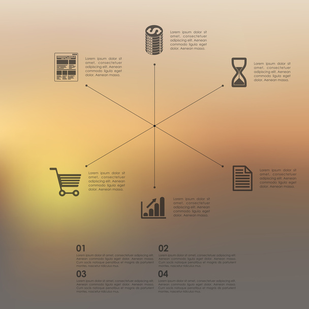 Business infographic - ベクター画像
