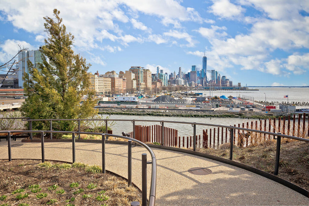 New York City skyline view from Little Island, United states of America - Photo, image