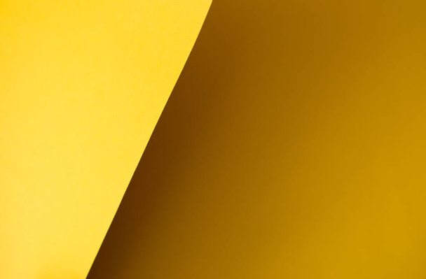 Yellow abstract 3d background, copy space - Foto, Bild