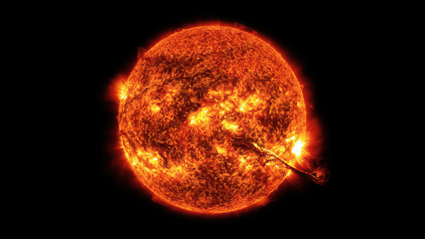 The Sun. Solar surface violent activity. Elements of this image were furnished by NASA. - Foto, imagen