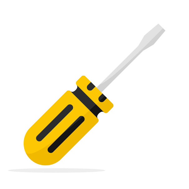 Screwdriver isolated on white background - Vector, Image