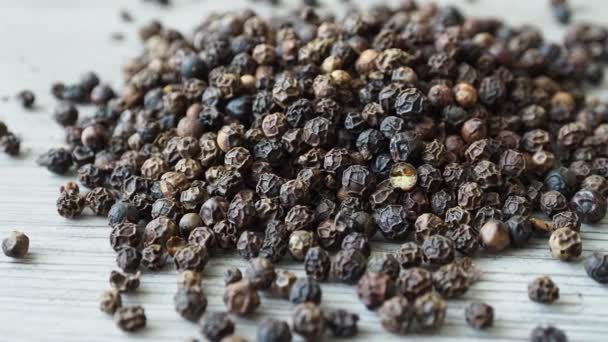 Peppercorns from a black pepper plant (Piper nigrum) - Séquence, vidéo