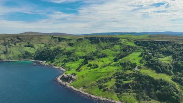 Aerial Video of Murlough Bay and Fair Head Co Antrim Northern Ireland - Filmmaterial, Video