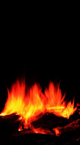  φωτιά και φλόγες φόντο - Φωτογραφία, εικόνα