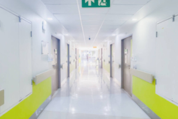 Abstract blur of hospital and clinic interior for background - Foto, Bild