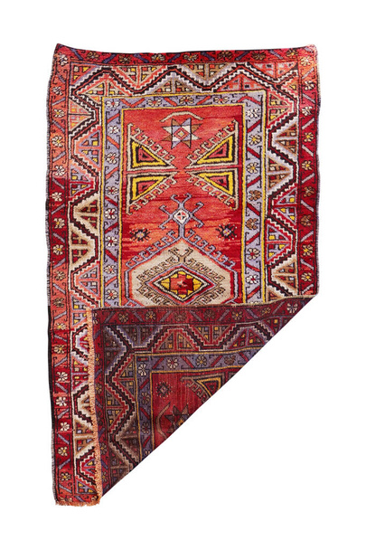 Handgeweven antiek Turks tapijt - Foto, afbeelding