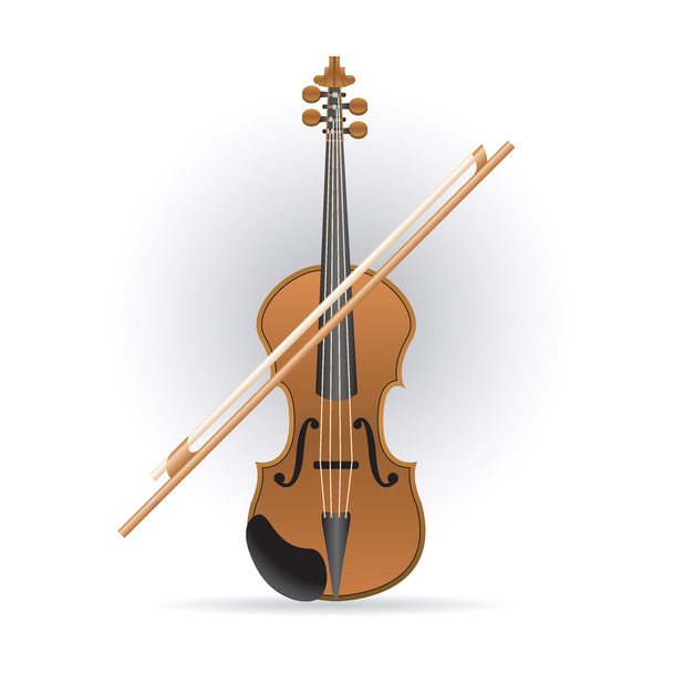 Скрипка - Вектор,изображение