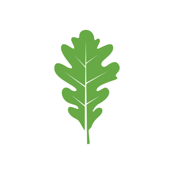 Modèle de conception de logo feuille de chêne. Pictogramme de feuilles de chêne. Illustration vectorielle - Vecteur, image