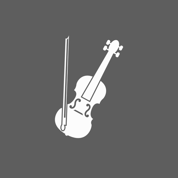 ヴァイオリン アイコン - ベクター画像