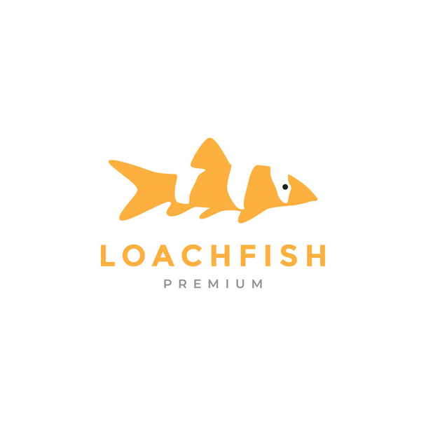 loach fish modern logo design - Vettoriali, immagini