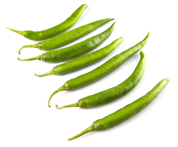 Green Chili Peppers - Foto, imagen