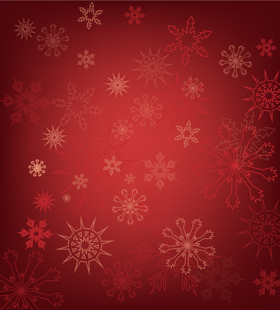Snowflakes background - Vektor, Bild