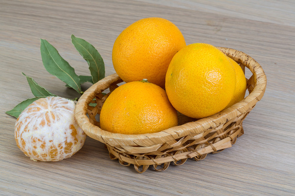 Tangerines in the bowl - Photo, Image