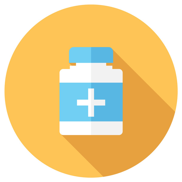 Drugs bottle icon - Vector, Image