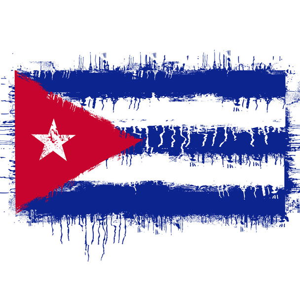 Bandera de Cuba
 - Vector, imagen
