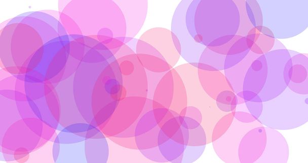 Background. Blue and purple background. Circles. Abstract background of a gradient of different shades of blue and purple formed by circles of different sizes. Illustration to use as a background. - Photo, Image