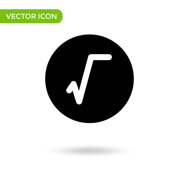 math formula icon. minimal and creative icon isolated on white background. vector illustration symbol mark. - Vektor, kép