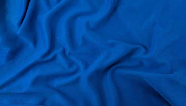елегантний абстрактний фон з синього шовкового текстилю
 - Фото, зображення