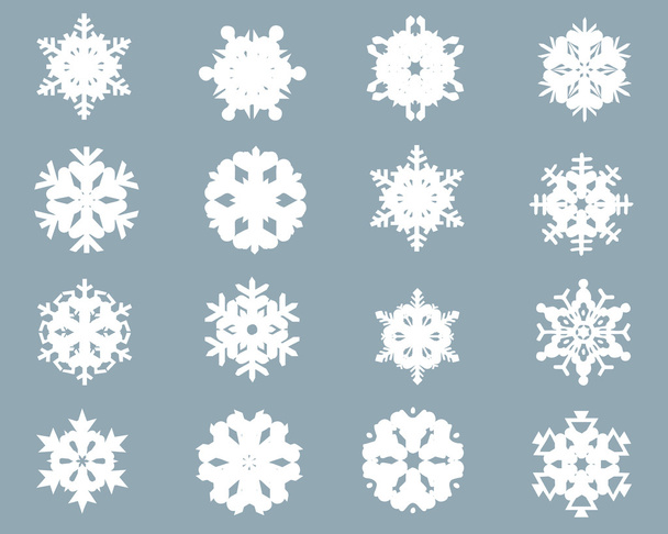 Copos de nieve 5
 - Vector, Imagen