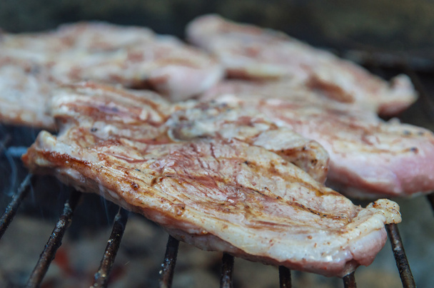 lamb chop on barbecue - Photo, Image