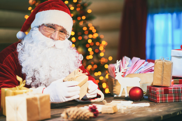 Santa balení dárků - Fotografie, Obrázek