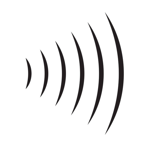 sound radio wave icon vector wifi sound signal connection for graphic design, logo, website, social media, mobile app, UI illustration - Vector, afbeelding