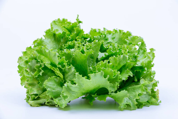 Bunch of lettuce on a white background. Vegetable salads. - Valokuva, kuva