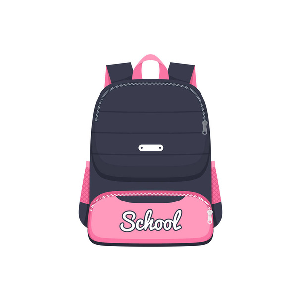 Boy packing schoolbag Royalty Free Vector Image