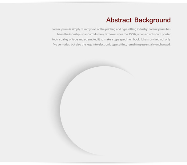 Vector abstract background. Gray Circles - ベクター画像