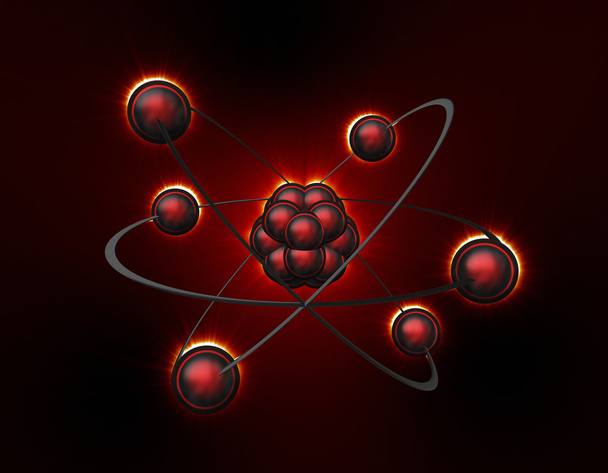 Nuclear energy. Dark matter - Photo, Image