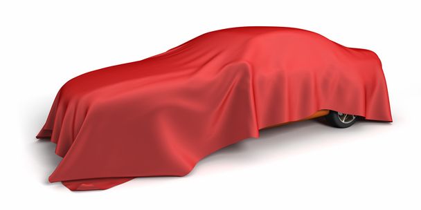 New car covered fabric - Photo, Image