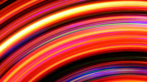 Abstraktní Rainbow světlo pruhy smyčka - Záběry, video