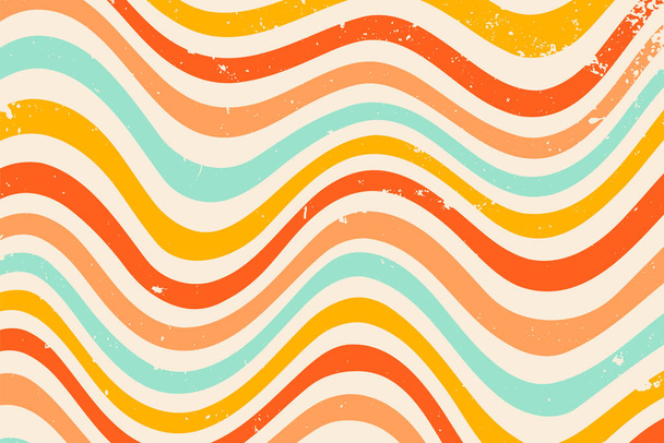 Groovy psychedelic background with colorful design - Vektori, kuva