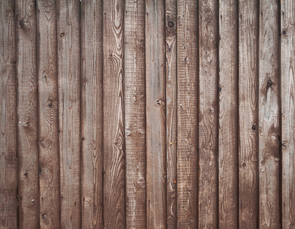 Texture of wooden fence painted with brown  - Photo, Image